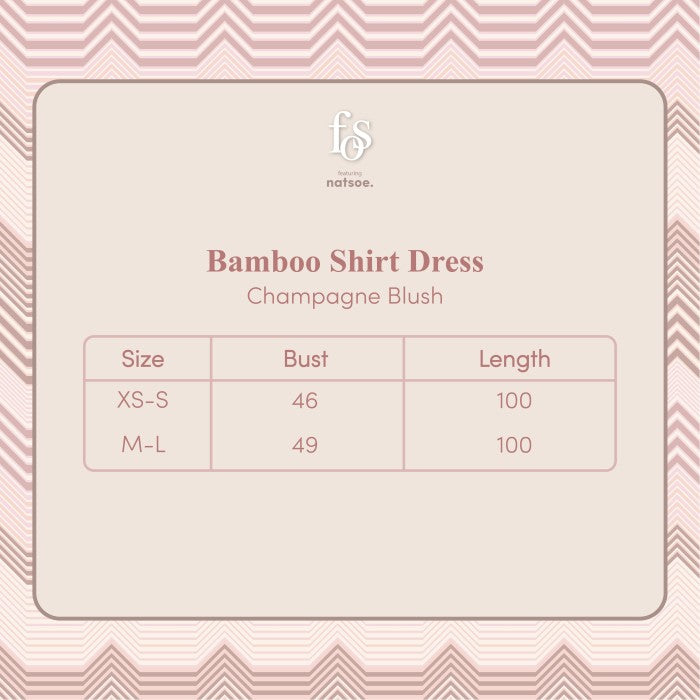 Bamboo Shirt Dress - Friends of Sally x natsoe