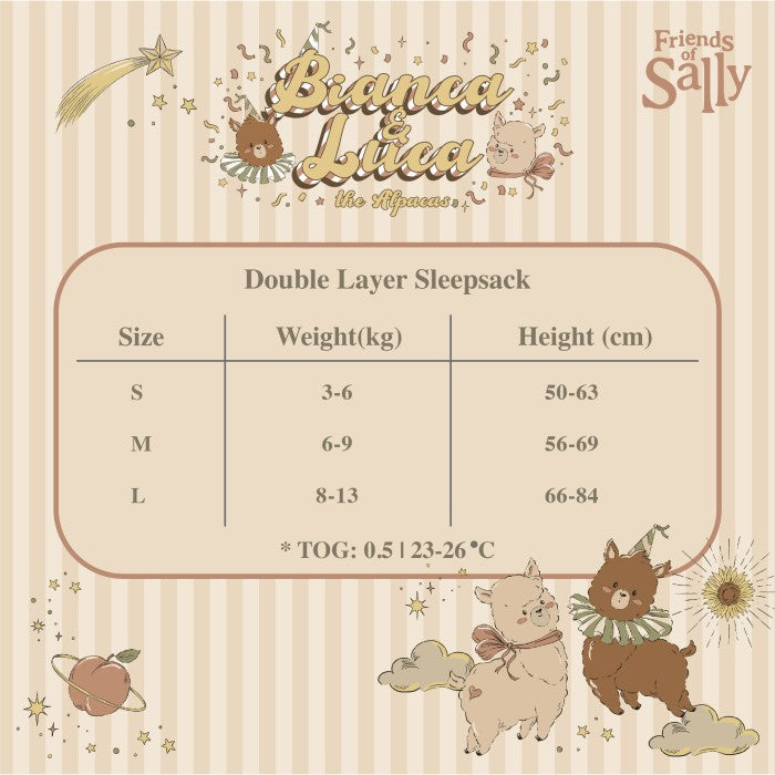 Double Layer Bamboo Sleepsack - Bianca Luca