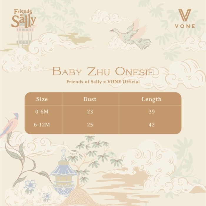 Baby Zhu Cheongsam Onesie