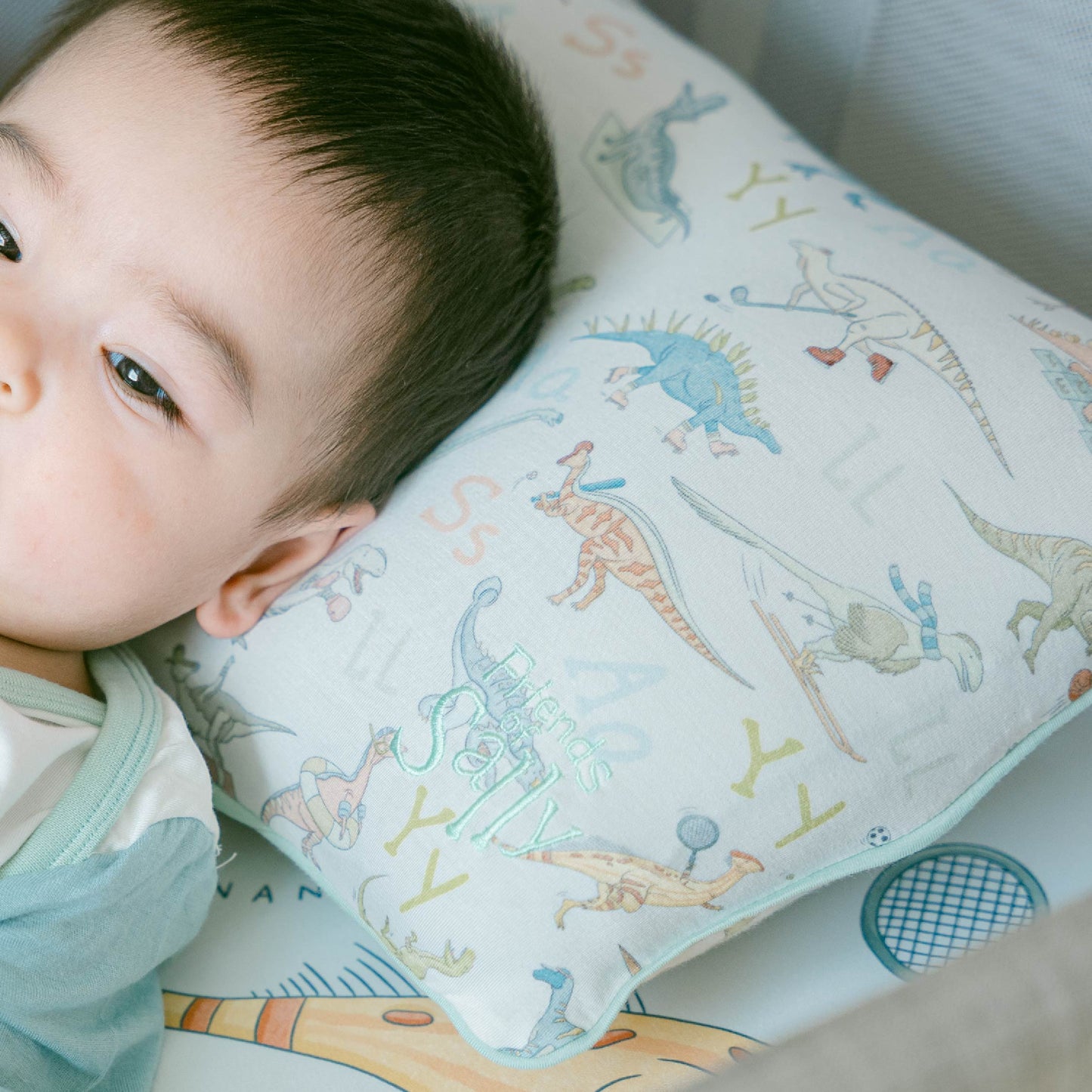 Baby Head Pillow - Dino