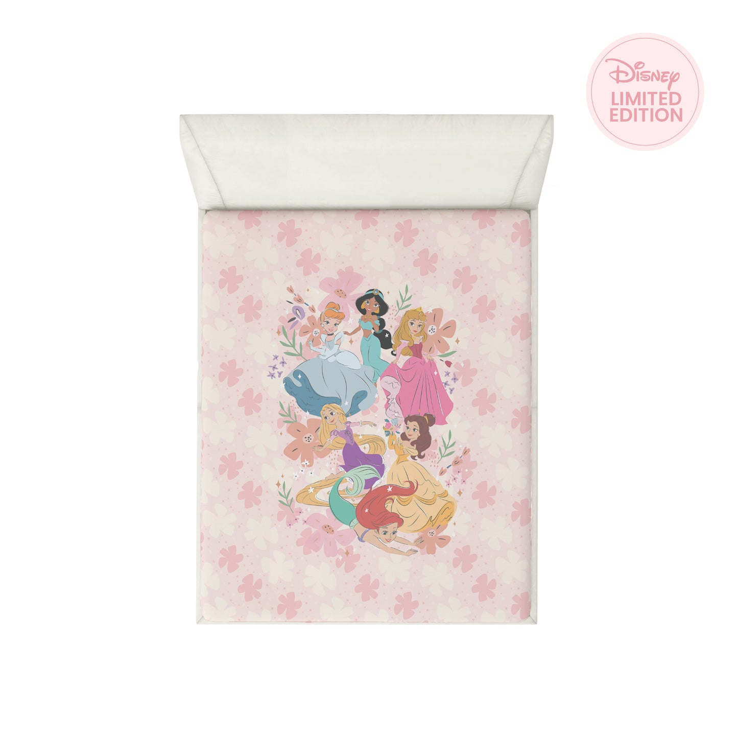 Bamboo Woven Fitted Sheet - Disney Princess