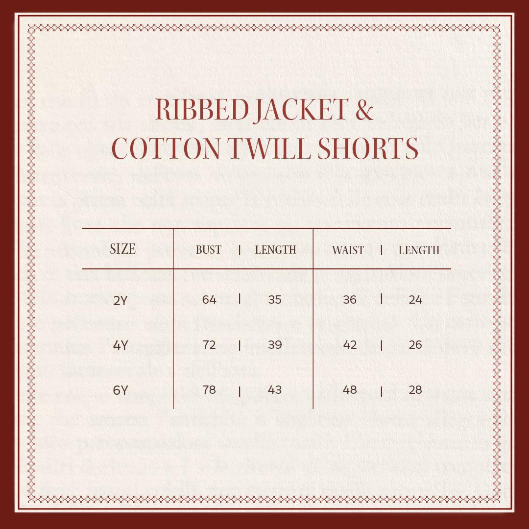 Cotton Twill Shorts - Bonclair x Emily Jaury