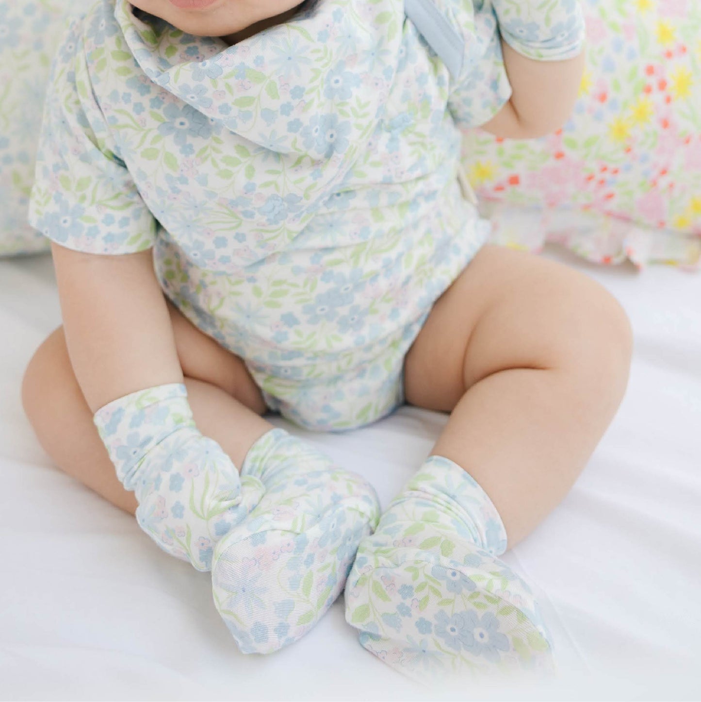 Mittens & Booties Set - Winter Blue