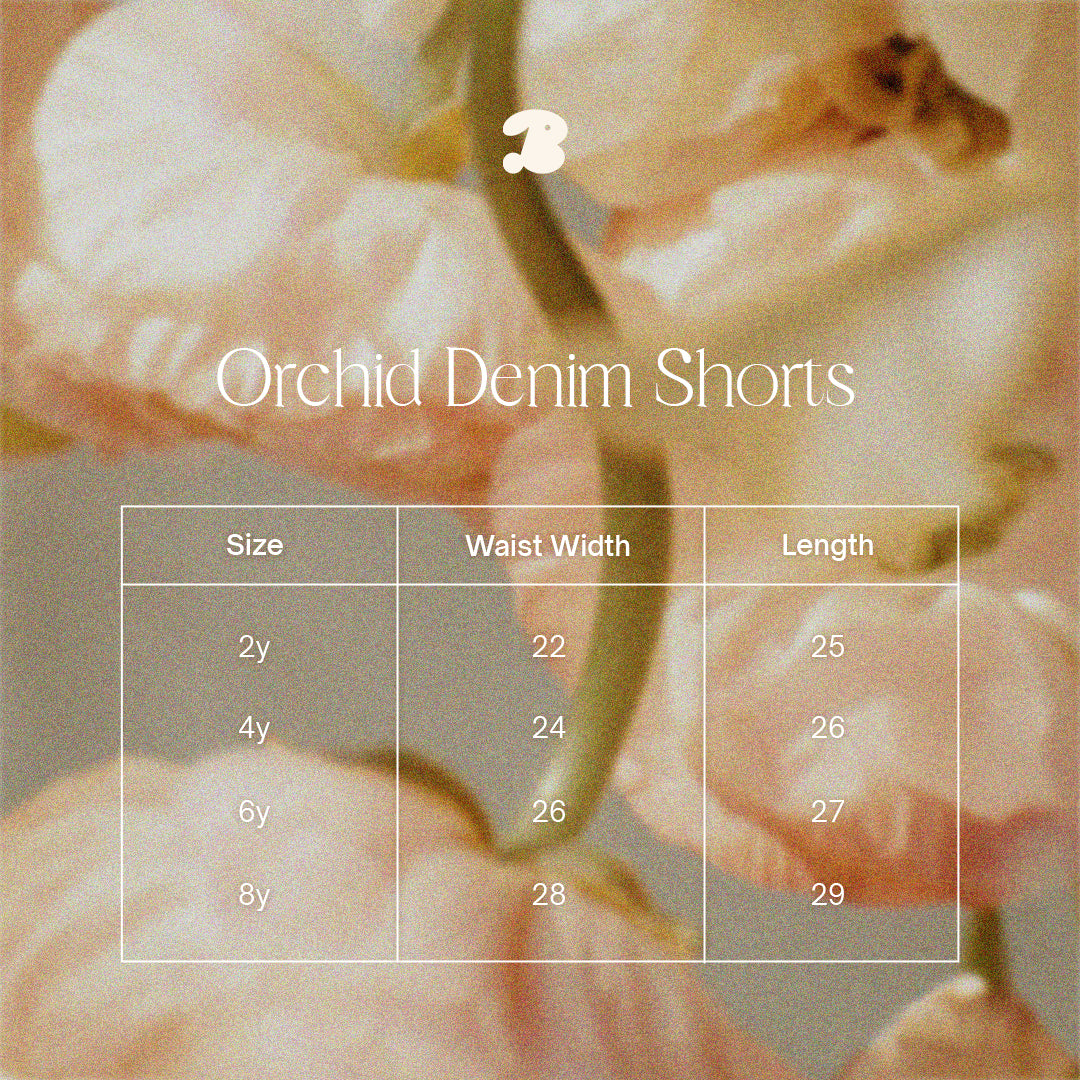 Orchid Denim Shorts - Bonclair