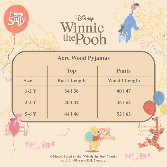 Acre Wood Pyjamas - Winnie the Pooh
