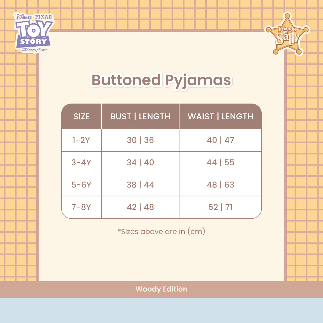 Button Pyjamas - Disney Toy Story Playtime