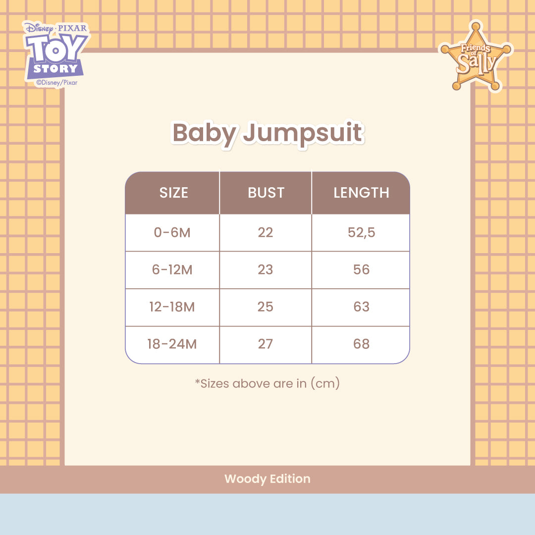 Baby Jumpsuit Woody Edition - Disney Toy Story