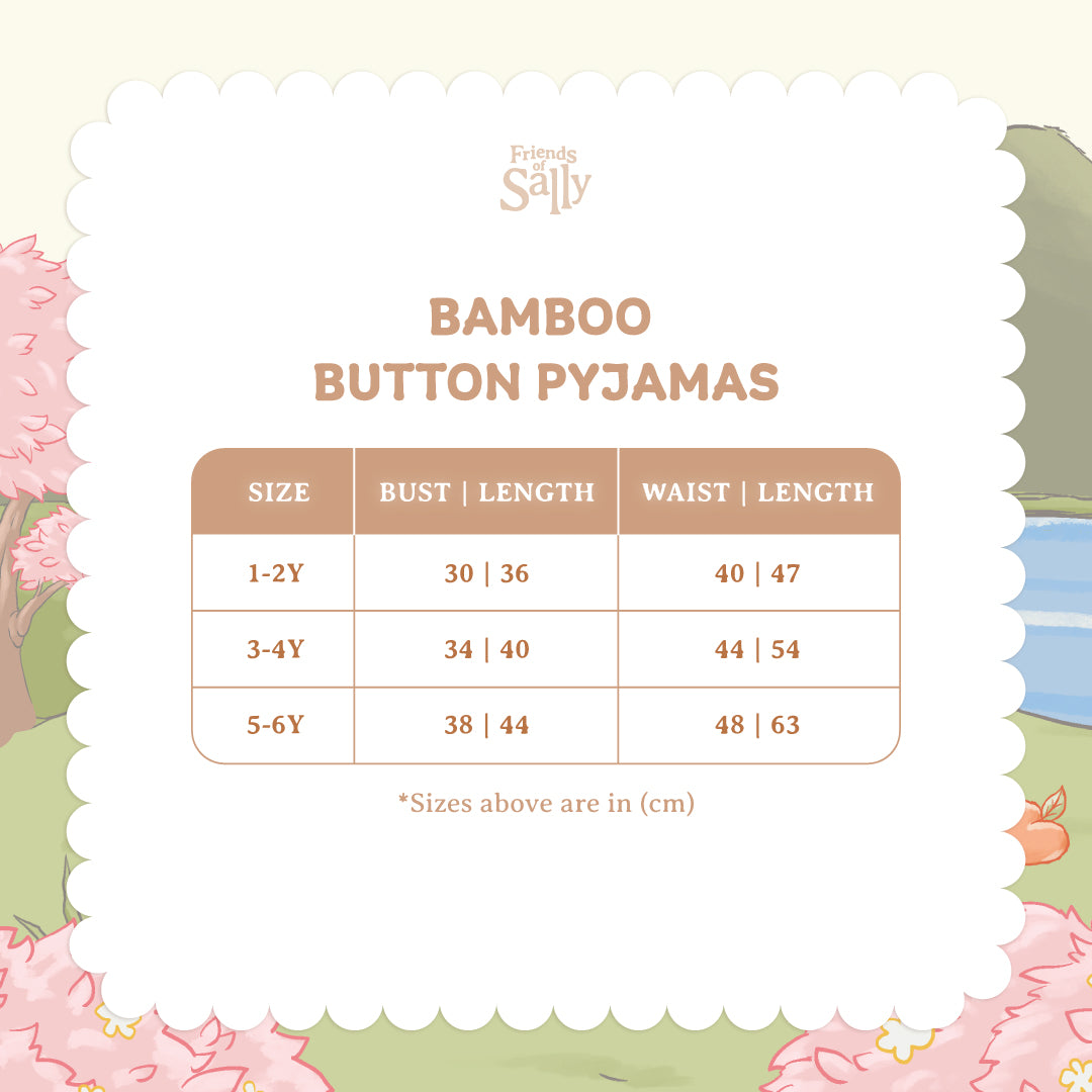 Button Pyjamas - Signature Blue