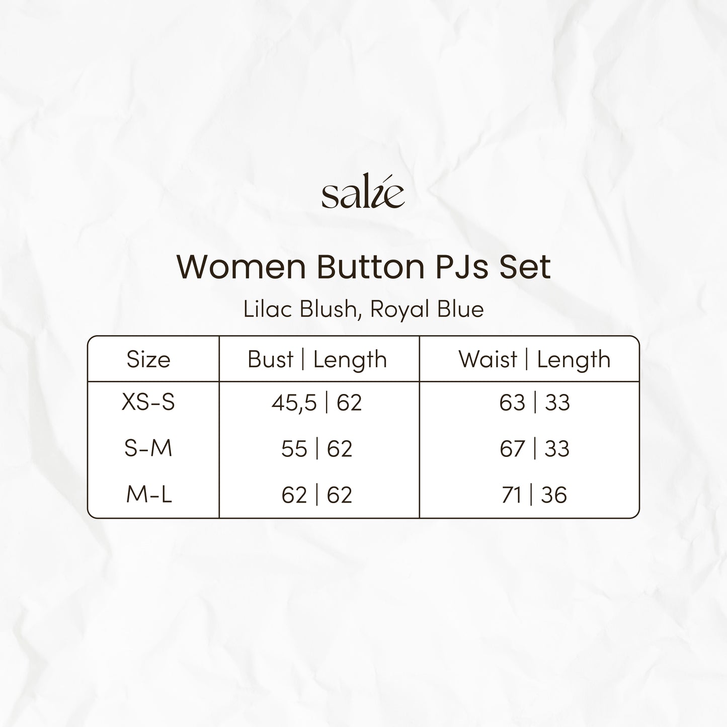 Women Bamboo Button PJs - SALIE