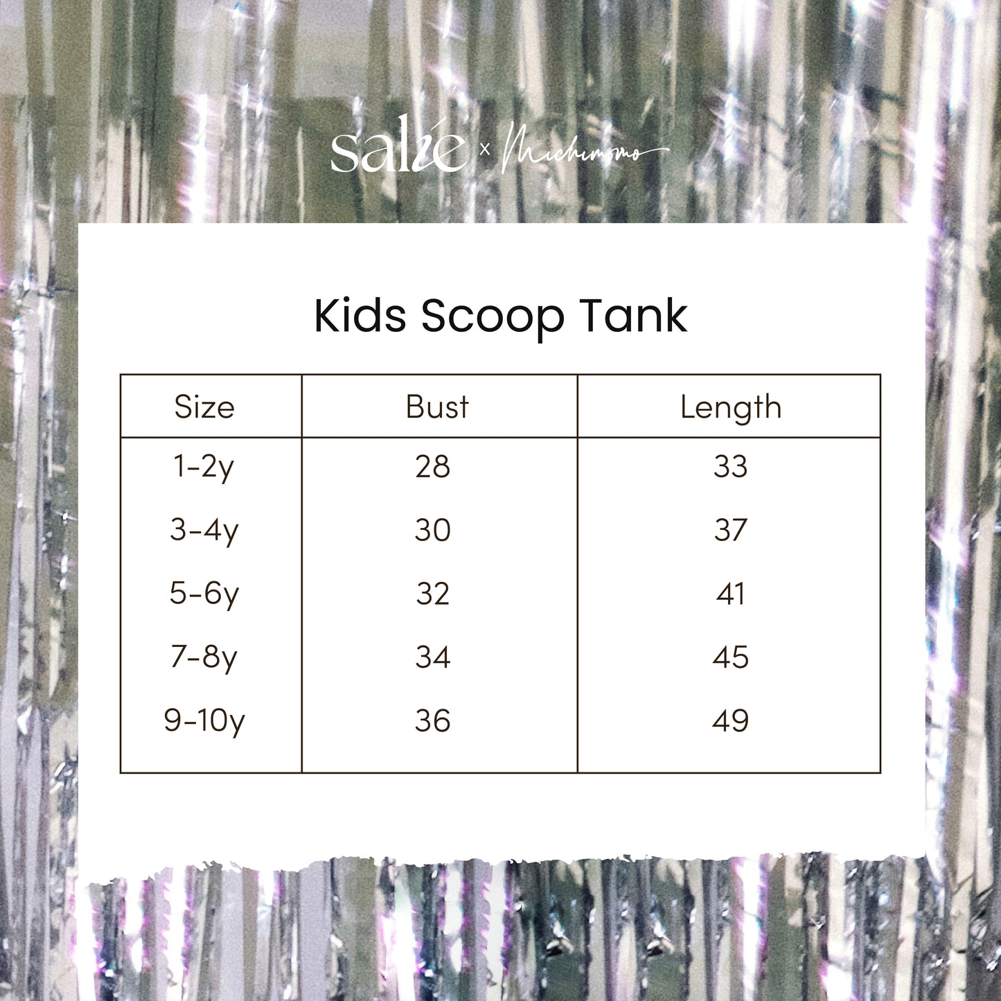 Kids Scoop Tank - SALIE x Michimomo