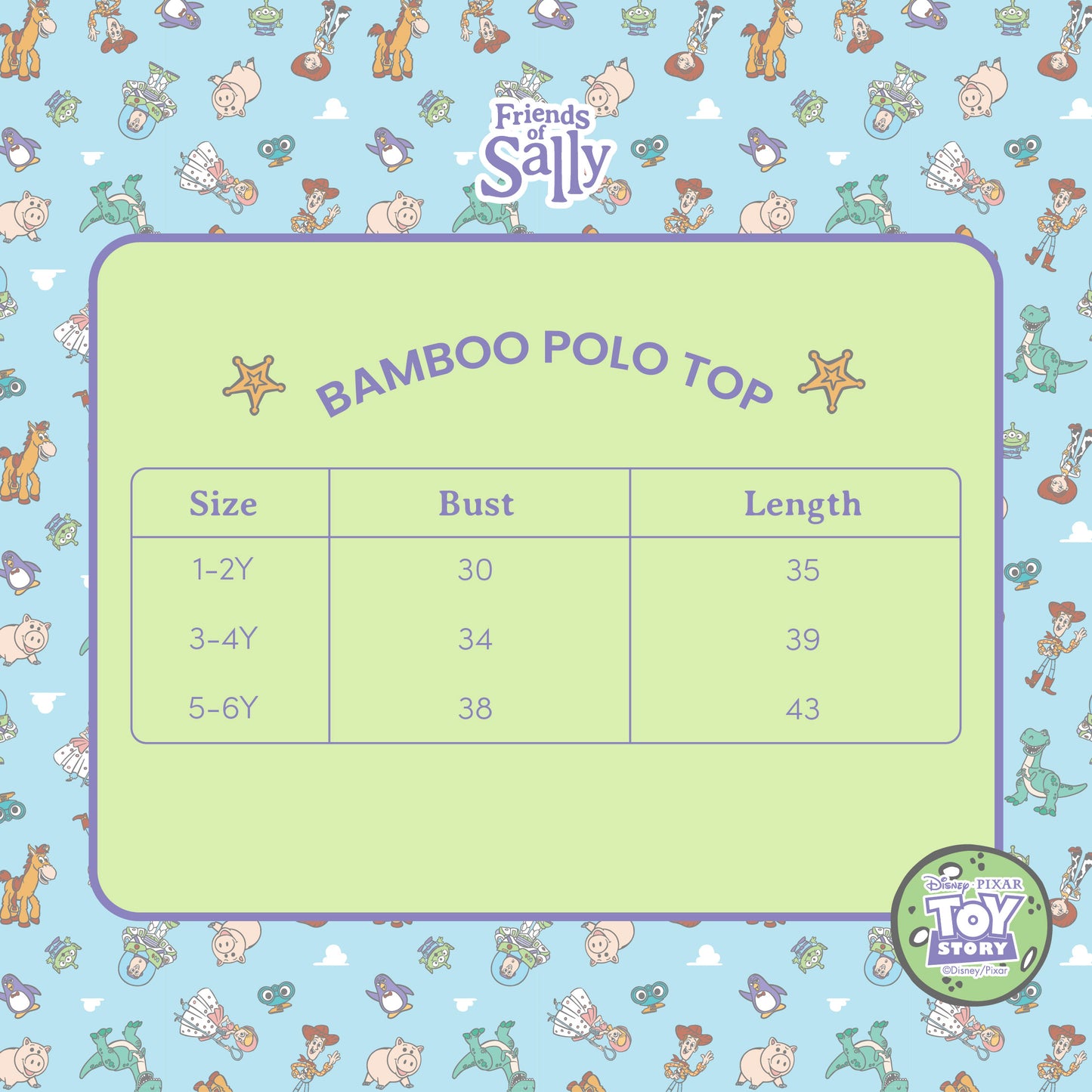 Polo Top Andy's Toy Edition - Disney Toy Story