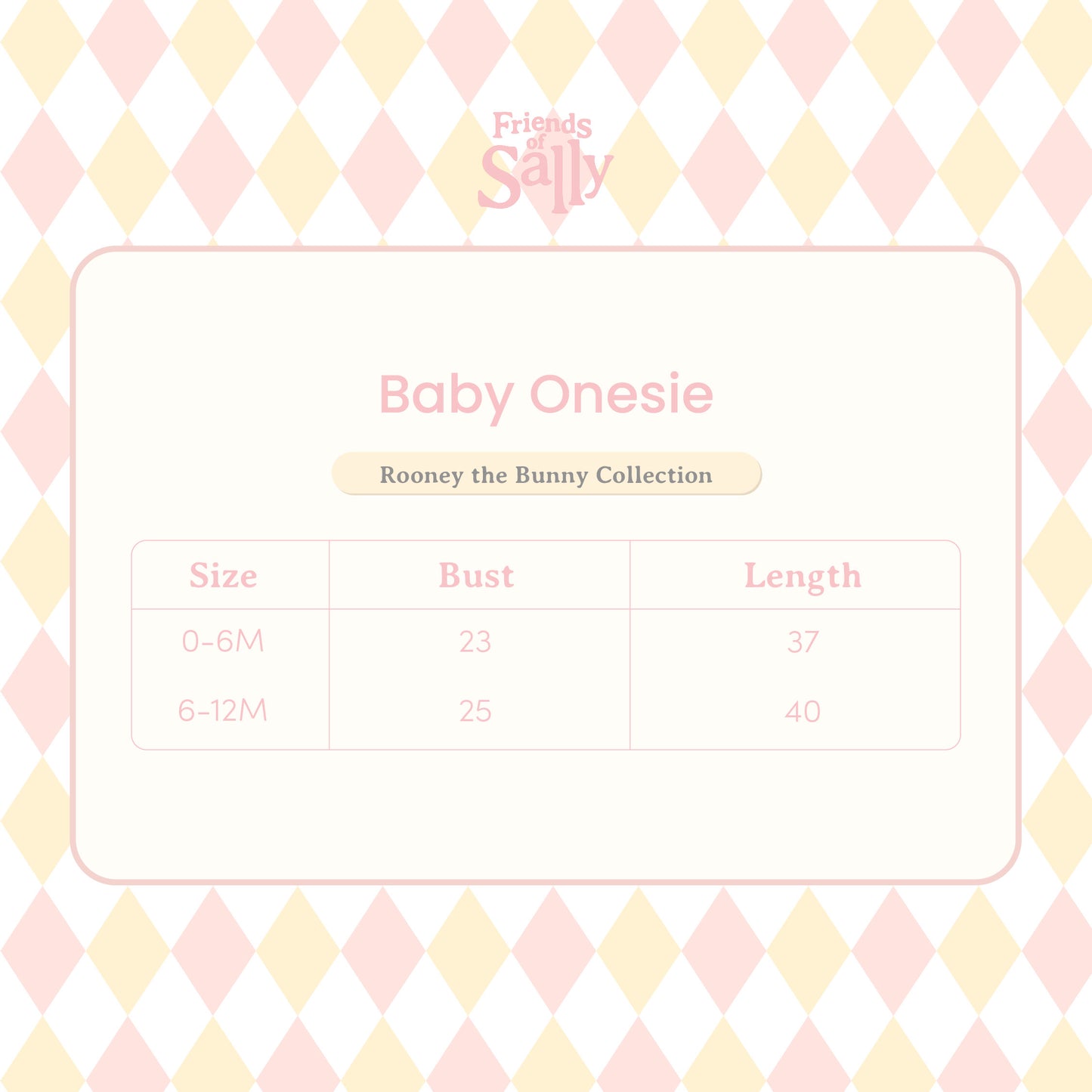 Baby Onesies Blush Pink & Sky Blue Set - Rooney the Bunny