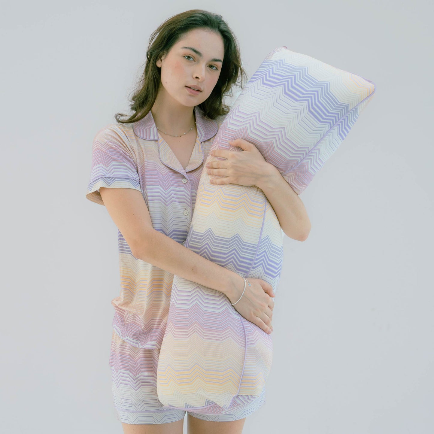 Chubby Hug Pillow Lilac Blush - SALIE