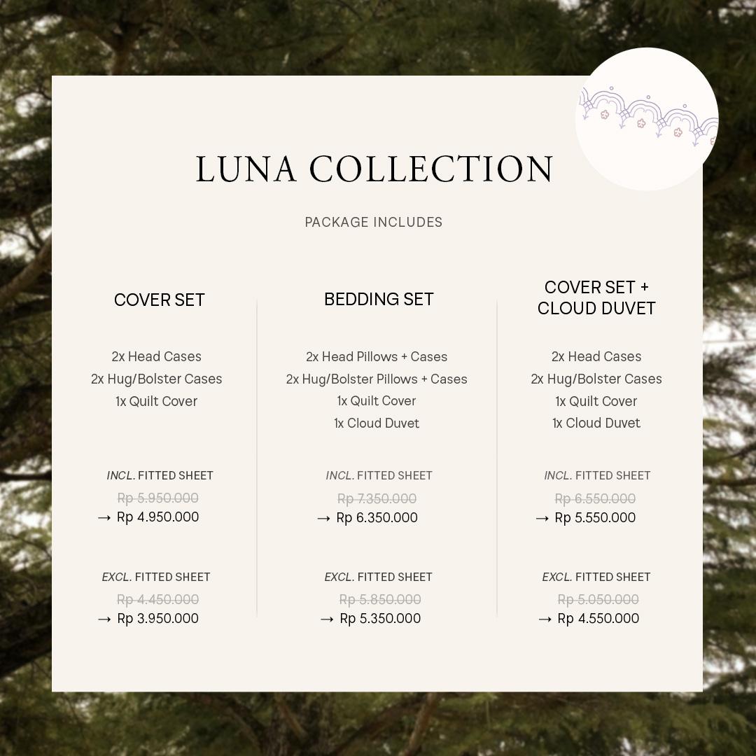 Super King Full Bedding Set Luna Collection - SALIE