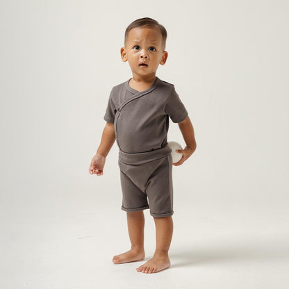 Short Wrapover Bodysuit Set Bundle - Bonclair