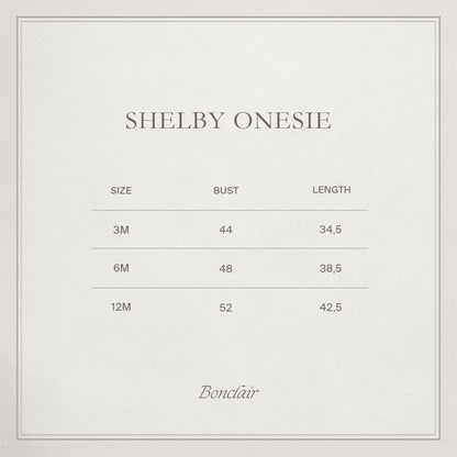 Shelby Onesie White - Bonclair