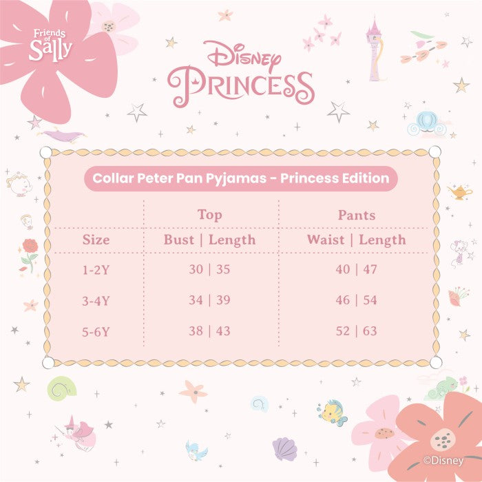 Bamboo Collar Pyjamas - Disney Princess Collection