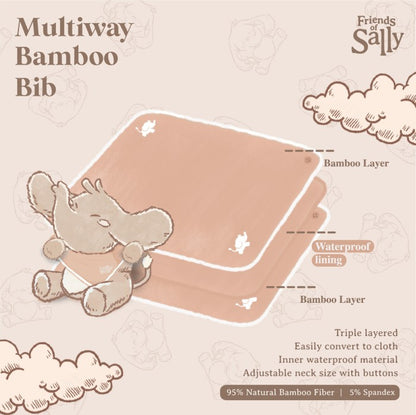 Multiway Bamboo Bib - Friends of Sally