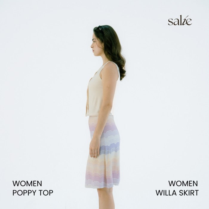 Women Bamboo Poppy Top - SALIE