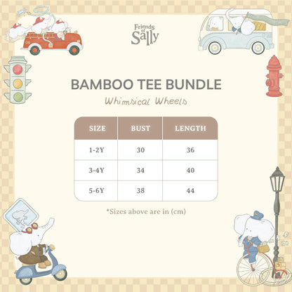 Tee Bundle - Whimsical Wheels