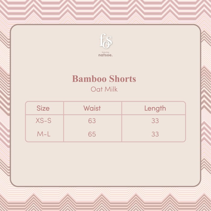 Bamboo Short - Friends of Sally x natsoe