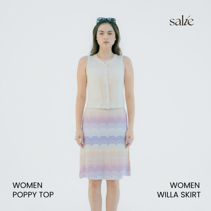 Women Bamboo Poppy Top - SALIE