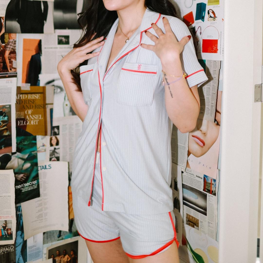 Invisipple Jammies Top Dad Stripes - SALIE