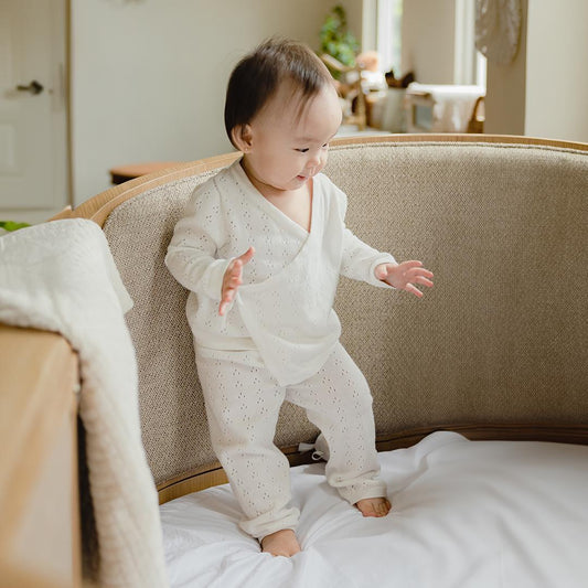 Bear Set White - Bonclair