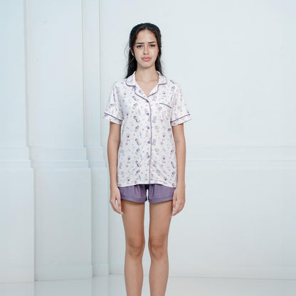 Women Short Button Pyjamas Disney Princess - SALIE