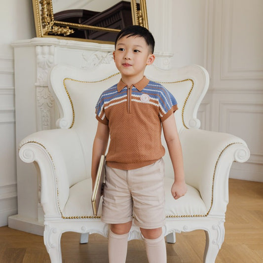 Benjamin Top in Caramel - Bonclair