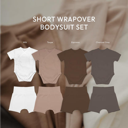 Short Wrapover Bodysuit Set Bundle - Bonclair