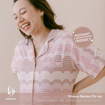 Bamboo Women Button PJs - Friends of Sally x natsoe