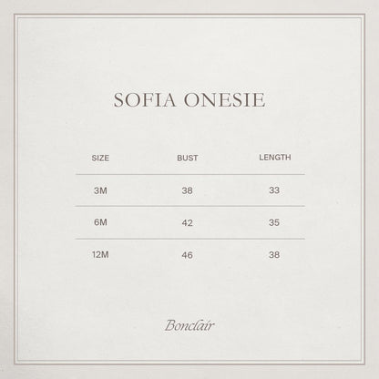 Sofia Onesie Butter - Bonclair