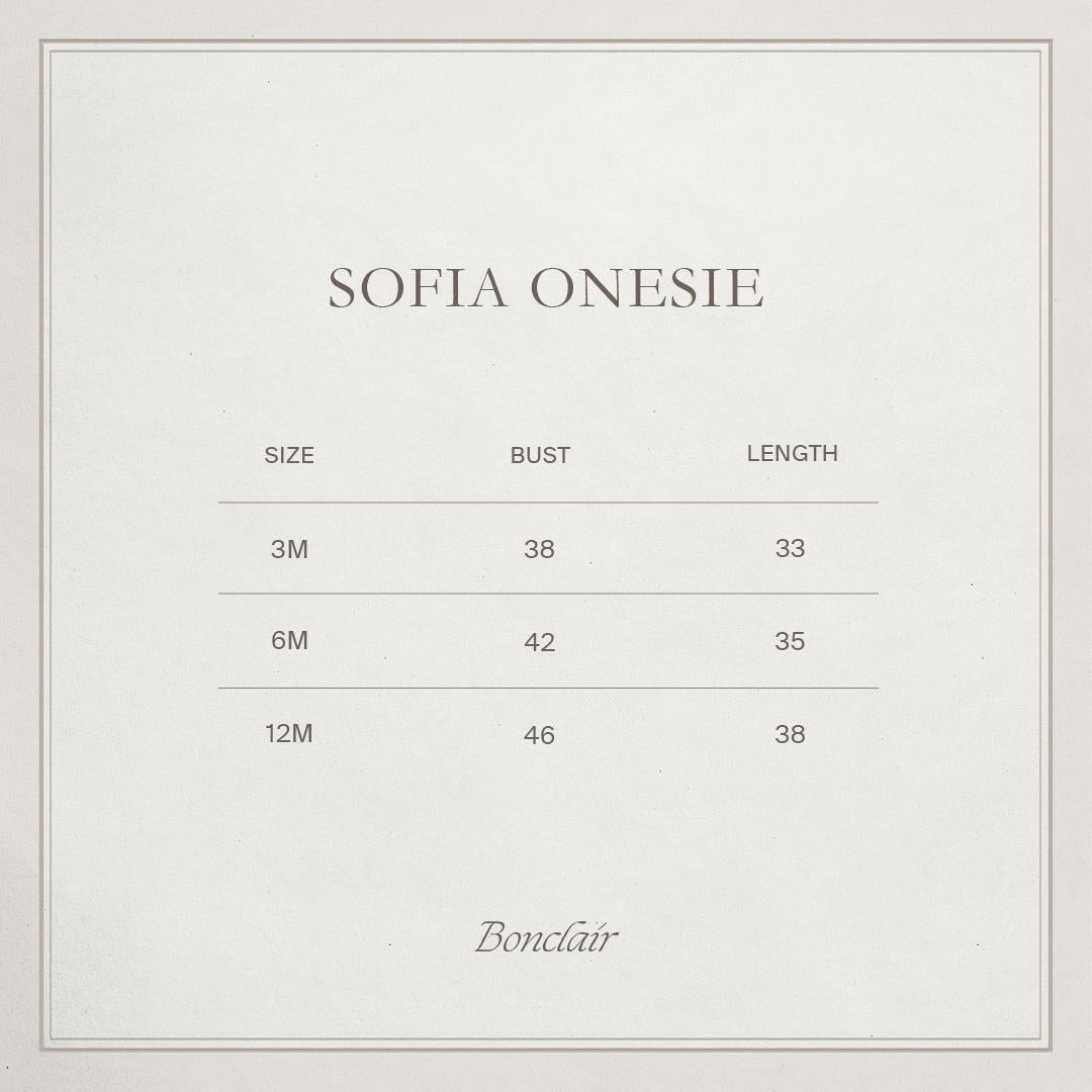 Sofia Onesie Blue - Bonclair