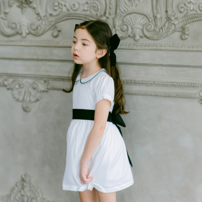 Abby Dress White - Bonclair