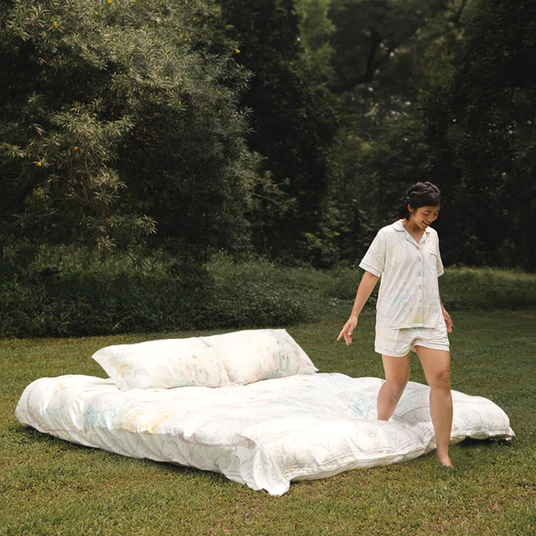 Super King Quilt Cover Celeste Collection - SALIE