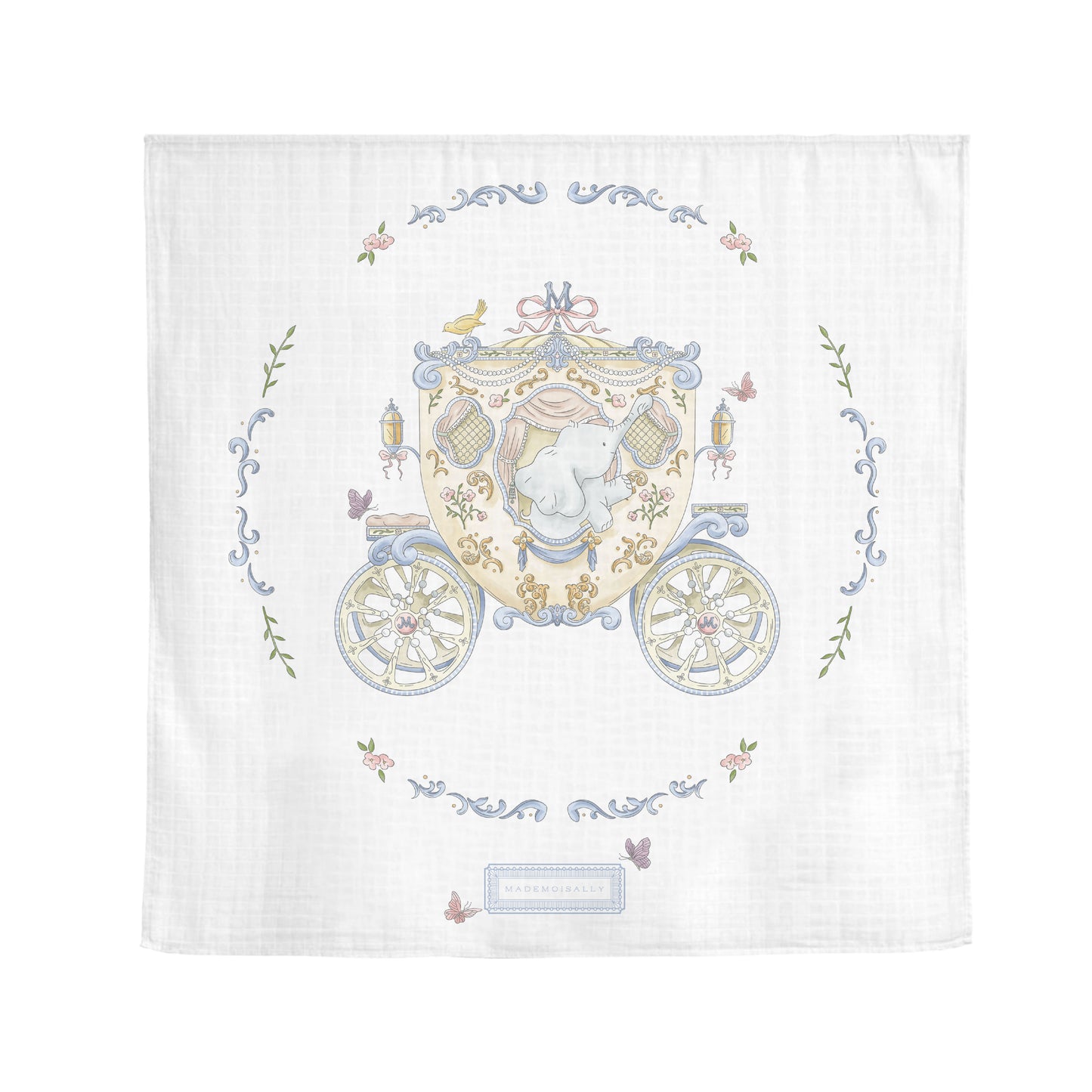 Muslin Swaddle Carriage - Mademoisally