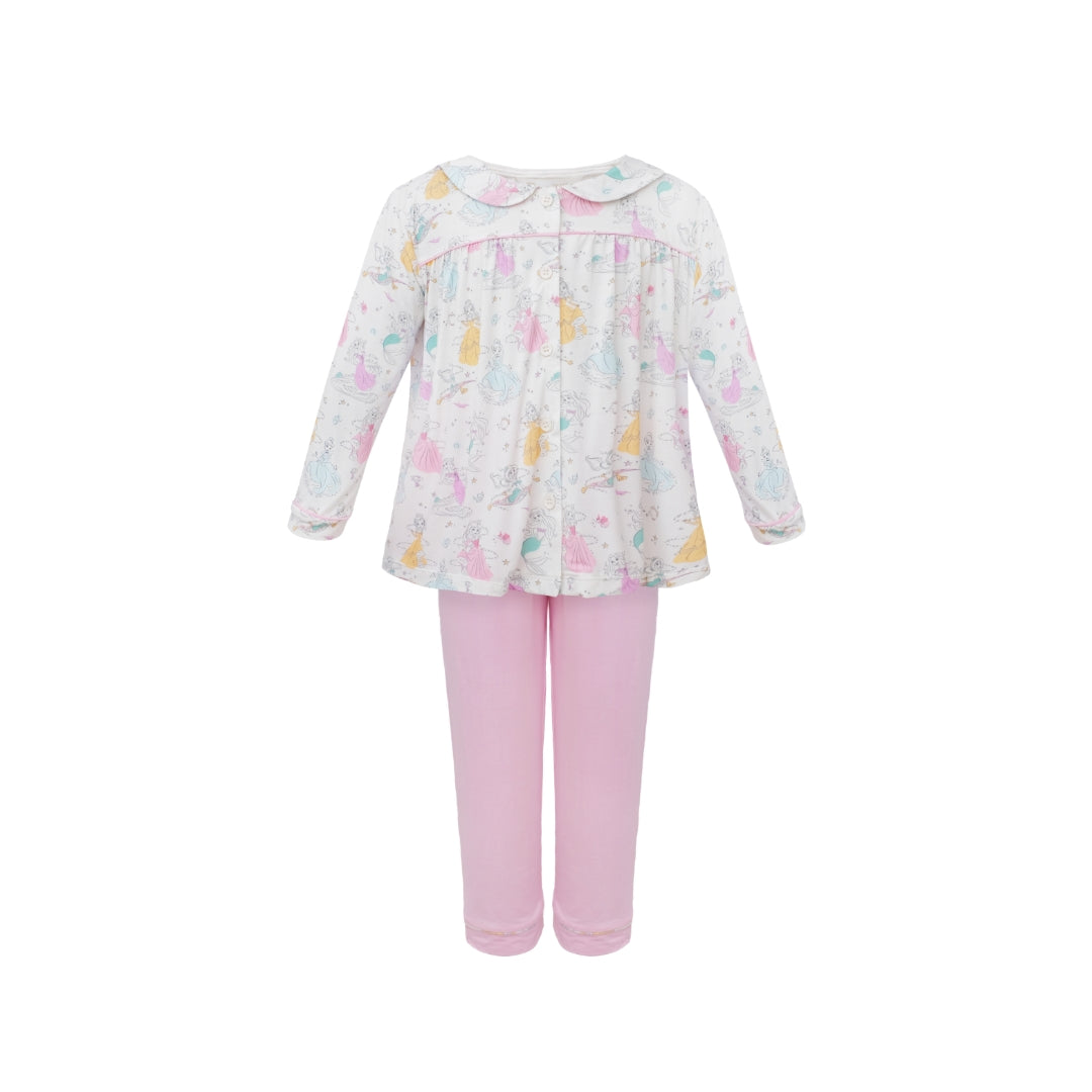 Bamboo Collar Pyjamas - Disney Princess Collection