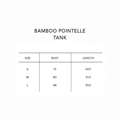 SALIE X Elxi Elvina - Bamboo Pointelle Tank in Bluebell
