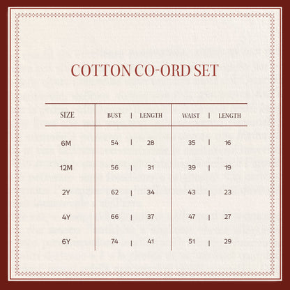 Cotton Co-ord Set - Bonclair x Emily Jaury