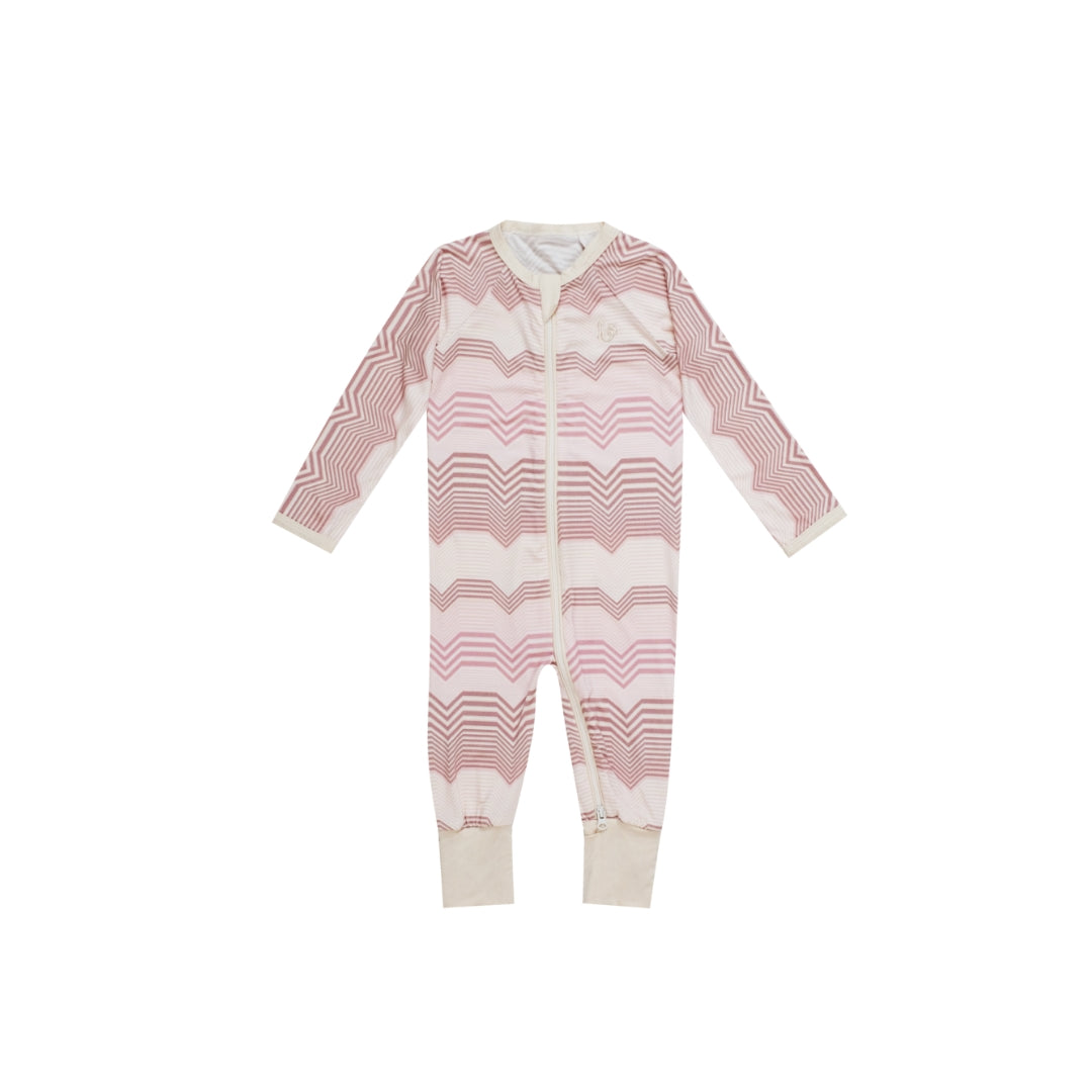 Bamboo Baby Jumpsuit Champagne Blush - Friends of Sally x natsoe.