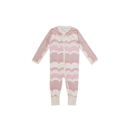 Bamboo Baby Jumpsuit Champagne Blush - Friends of Sally x natsoe.