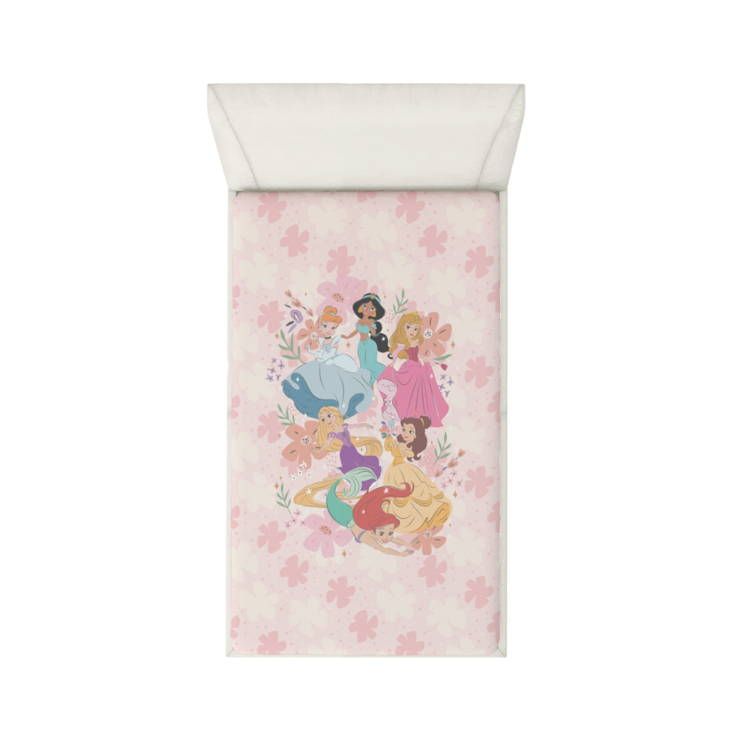 Bamboo Woven Large Fitted Sheet - Disney Princess Collection