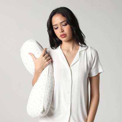 SALIE X Elxi Elvina - Regular Hug Pillow in Bluebell Pointelle