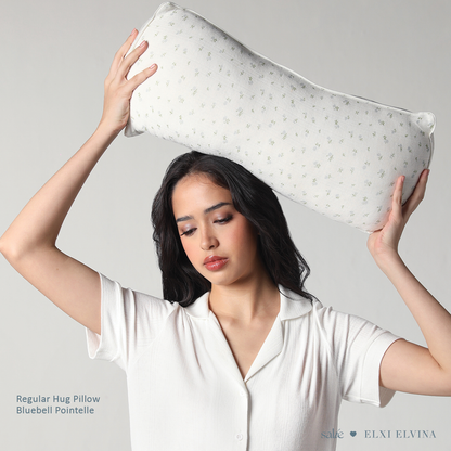 SALIE X Elxi Elvina - Regular Hug Pillow in Bluebell Pointelle