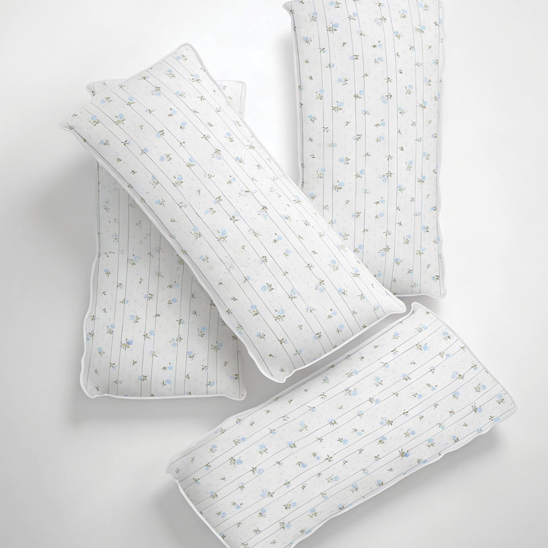 SALIE X Elxi Elvina - Regular Hug Pillow in Bluebell Pointelle