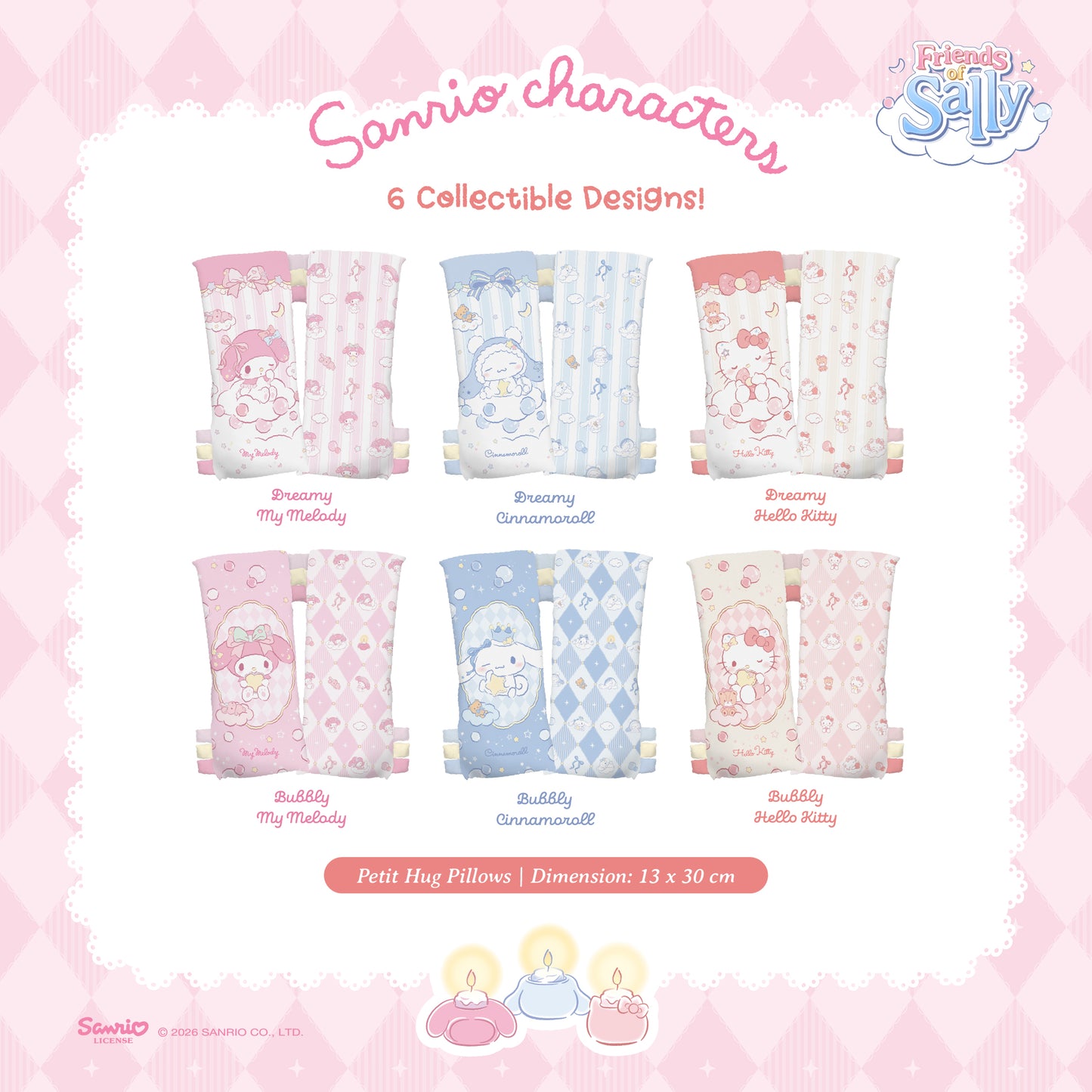 Sanrio Characters Blind Pillow - Sweet Dreams Collection