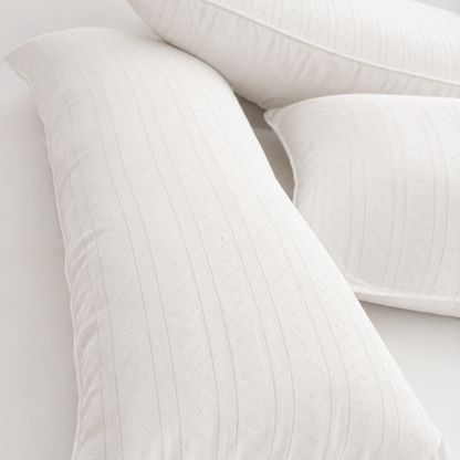 SALIE X Elxi Elvina - Chubby Hug Pillow in Opal White Pointelle