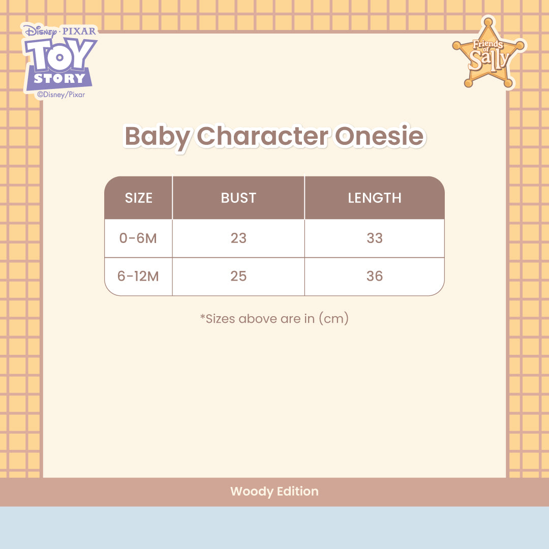 Baby Character Onesie - Woody Edition