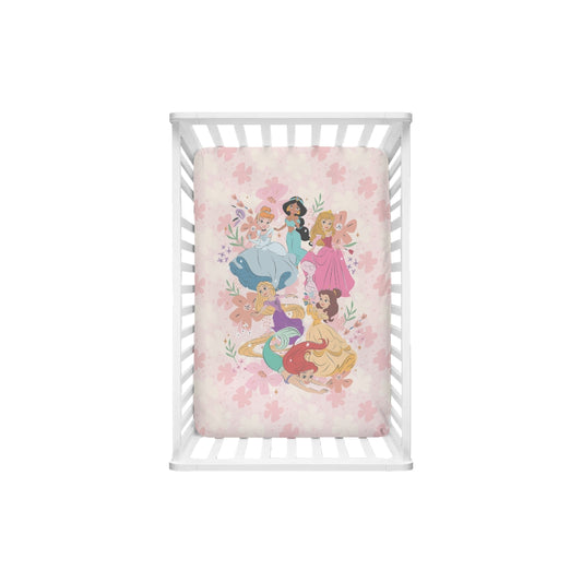 Bamboo Woven Small Fitted Sheet - Disney Princess Collection